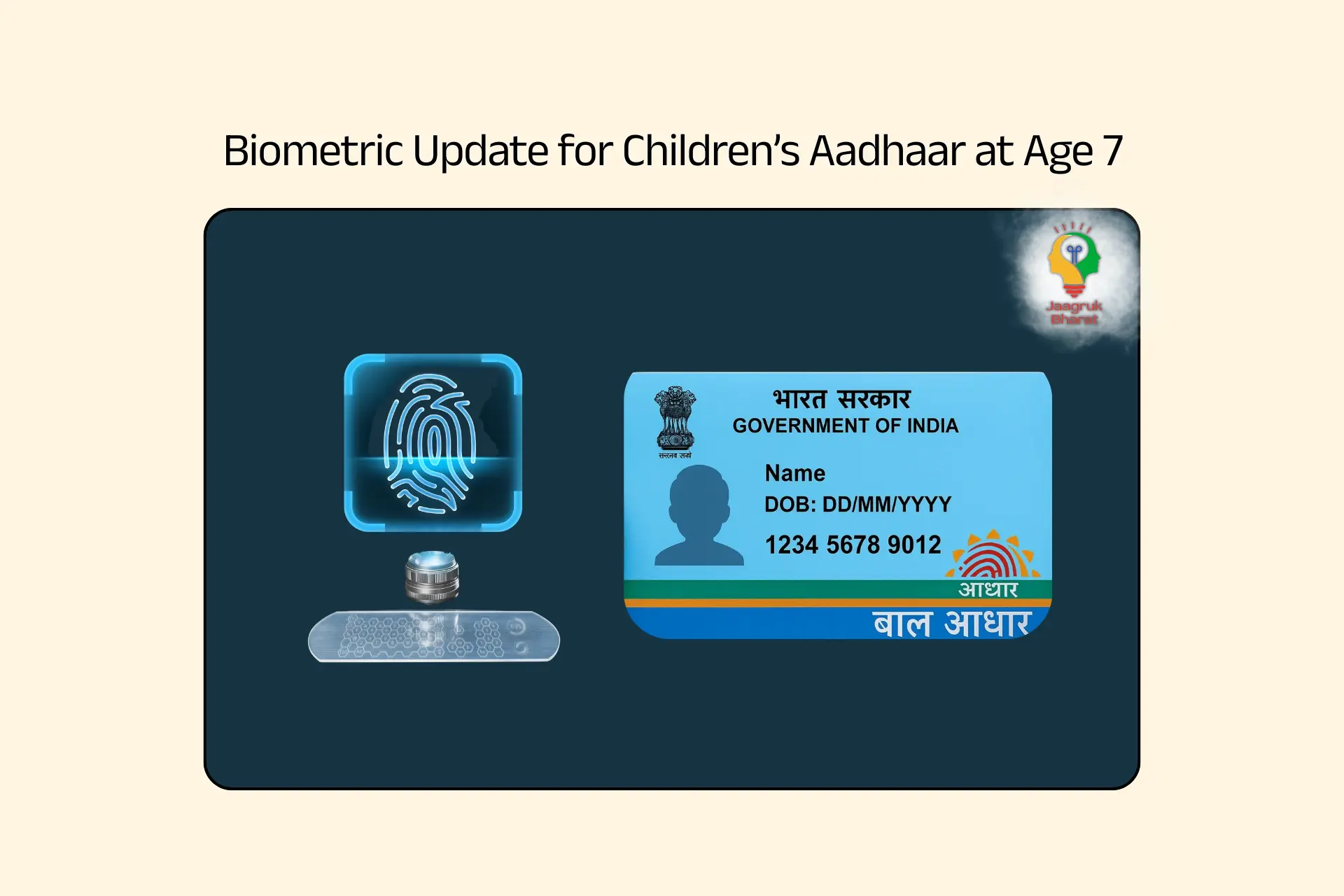Uidai Form 7 Mandatory Biometric Update For Children’s Aadhaar At Age 7 – UIDAI ...