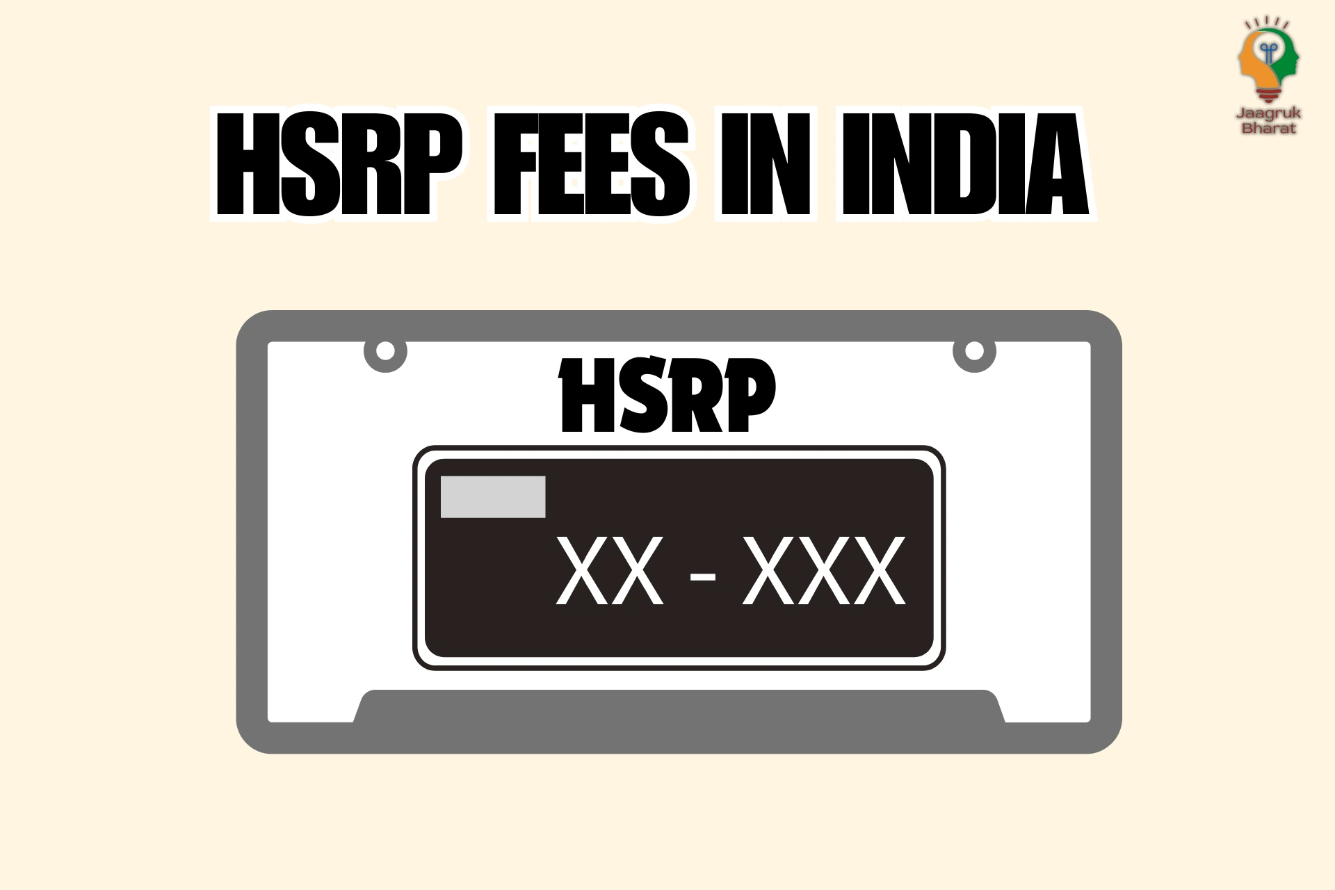 HSRP Fees in India